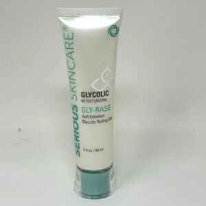 Serious Skincare Glycolic Retexturizing Glyrase, Soft Exfoliant Rolling Gel, New